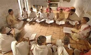 Brahmin learning veda